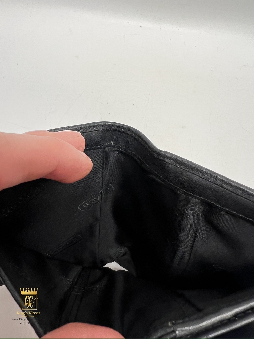 Coach Signature Bifold Wallet - Picture 8 of 11
